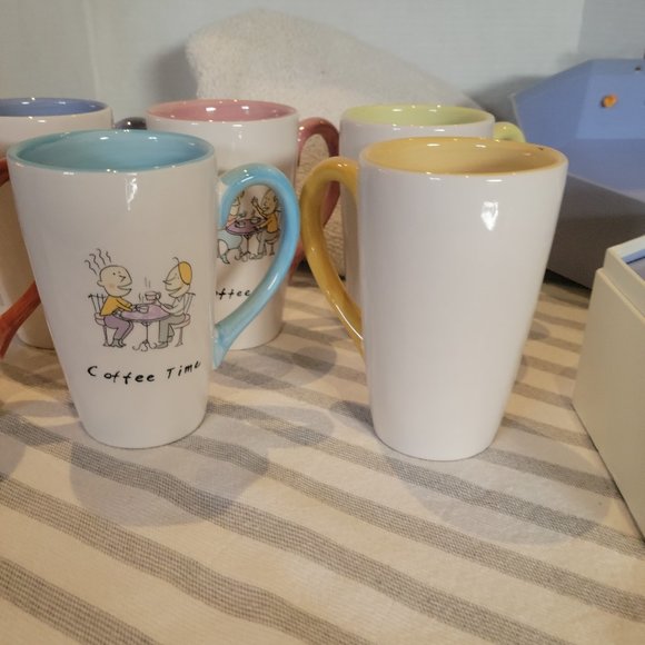 Tabletops Gallery Boxed Coffee Mugs x 6 - Picture 7 of 9